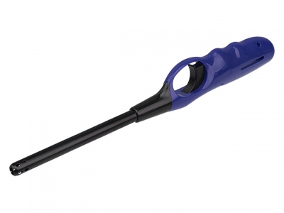 Пьезозажигалка бытовая газовая с классическим пламенем, многоразовая (1 шт.) синяя СК-302L СОКОЛ (REXANT)