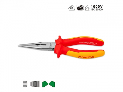 Тонкогубцы 150мм диэлектрические 1000V TOPTUL (DGCB2206)