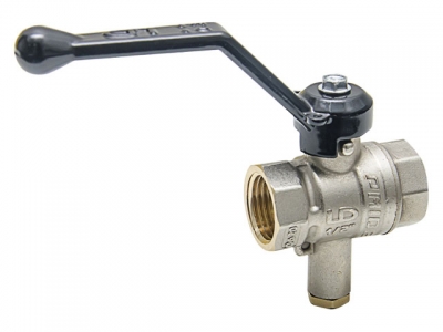 Кран шаровый 1/2" стандарт вн.-вн. для термодатчика ручка PN 40 LD