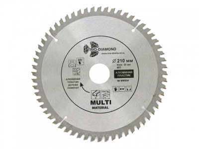 Диск пильный 190х20/30 мм 64 зуб. универсальный  Multi Material Trio-diamond Hilberg