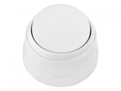 Выключатель 1 клав. (открытый, 10А) на 2 направления белый, Ретро, BYLECTRICA