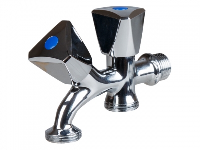 Кран садовый 1/2"х3/4"х3/4" AV Engineering