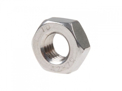 Гайка М12 шестигр., нерж.сталь (А2), DIN 934 (160 шт в карт. уп.) (STARFIX)