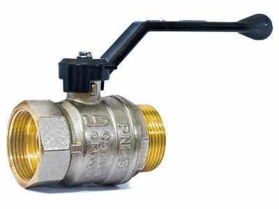 Кран шаровый 1 1/2" стандарт нар.-вн. ручка PN 25 LD