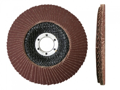 Круг лепестковый 125х22мм А50 плоск. КЛТ1 (Луга) (LUGAABRASIV)