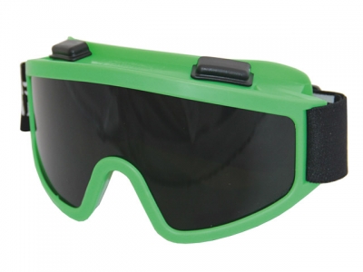 Очки закрытые панорамные СОМЗ ЗН11 SUPER PANORAMA зеленые CA (СА - ацетатное стекло, непрямая вентиляция, светофильтр - 5)