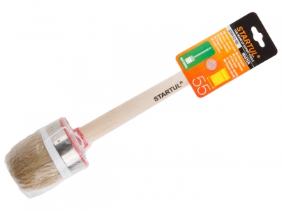 Кисть круглая №20-65мм STARTUL MASTER (малярная для ЛКМ на масляной основе, густых лаков, олифы, эмалей)