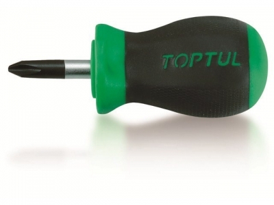 Отвертка "+" №2  25мм PH "бочка" TOPTUL (FBBB0203)