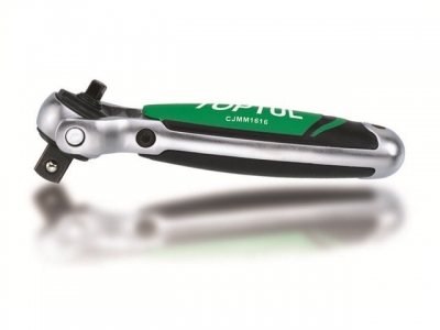 Трещотка 1/4"-1/2" 72зуб. 160мм двухсторонняя TOPTUL (CJMM1616)