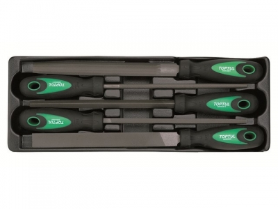 Набор-сет напильников 5шт. 136х364мм TOPTUL (GВAT0501)