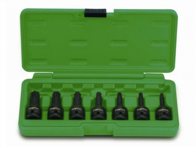 Набор бит TORX под головку 1/2" ударных 7пр. TOPTUL (GDAI0701)