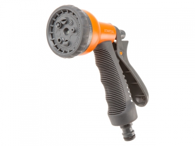 Пистолет-распылитель 8-позиц. с мягк. ручк. STARTUL GARDEN (ST6010-04)