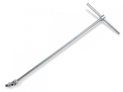 Вороток T-обр. c бегунком 450мм  и наконечником 3/8" TOPTUL (CTLA1245)