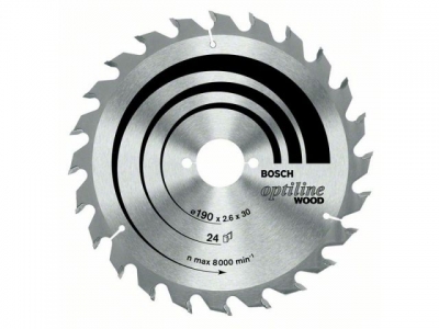 Диск 190х30 24 зуба OPTILINE (BOSCH)