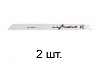 Пилка сабельная по дереву с гвоздями S1122HF (2 шт.) BOSCH (пропил прямой, тонкий, для подгоночных пропилов)