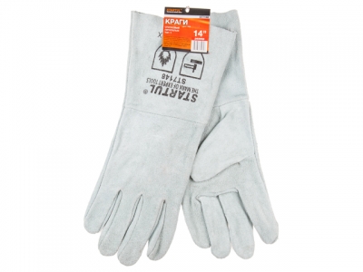 Краги спилковые пятипалые, 14 р-р STARTUL