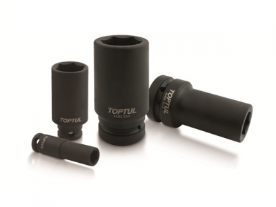 Головка ударн. 3/4" 30мм 6гр. глубокая TOPTUL (KABE2430) (Длина - 90 мм.)