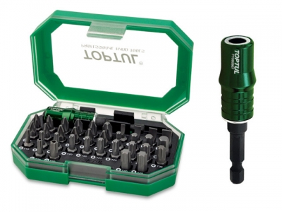 Набор бит 1/4"  35шт. с магнитным держателем TOPTUL (GACW3502)