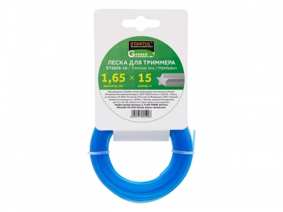 Леска ф 1.65 мм х 15 м "звездочка" STARTUL GARDEN