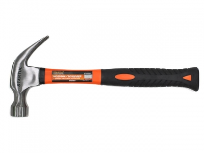 Молоток-гвоздодер 560г с фибергласс.рукояткой STARTUL "Master"(ST2002-02)