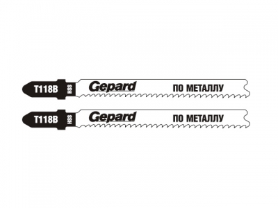 Пилка лобз. по металлу T118B (2 шт.) GEPARD