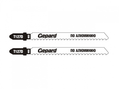 Пилка лобз. по алюминию T127D (2 шт.) GEPARD