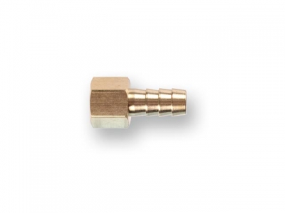 Соединение внутр. резьба 1/4" х елочка 10 мм (латунь) ECO