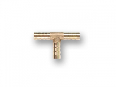 Соединение елочка 8 мм Т-образное (латунь) ECO