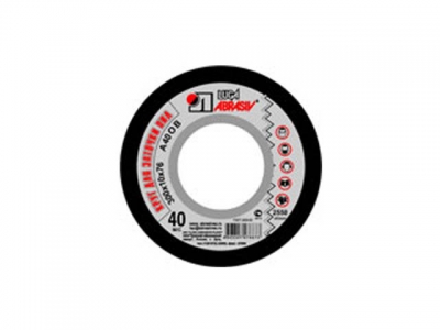 Заточной круг 250х8х32 14А 40 О В 40 угол 45 (Луга) (LUGAABRASIV)