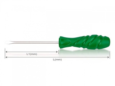 Отвертка "-" 6,5х100мм TOPTUL (FAAE6E10)