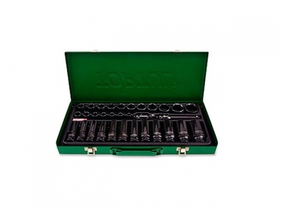 Набор головок ударн. 1/2" 8-32мм 6гр. 32пр. TOPTUL (GDAD3201)