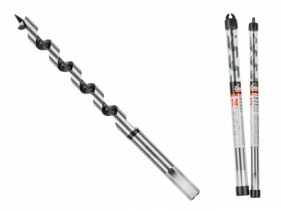 Сверло по дереву спиральное 20х235мм GEPARD (GP0524-20) (шнековое, винтовое, спираль Левиса)