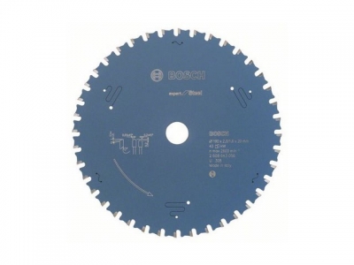 Диск пильный 190х20 мм 40 зуб. по металлу EXPERT FOR STEEL BOSCH (твердоспл. зуб)