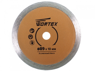 Диск пильный по керамике 89x10 мм HS S100 T в блистере (WORTEX)