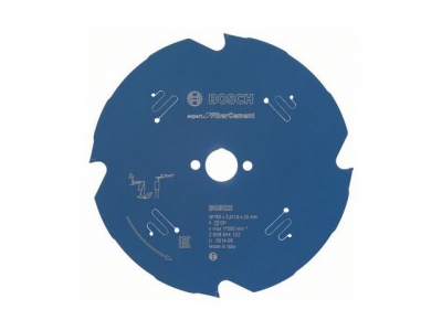 Диск пильный 165х20 мм 4 зуб. по фиброцементу EXPERT FOR FIBER CEMENT BOSCH (твердоспл. зуб)