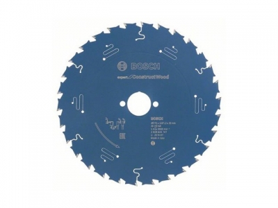Диск пильный 210х30 мм 30 зуб. по дереву EXPERT FOR CONSTRUCT WOOD BOSCH (твердоспл. зуб)