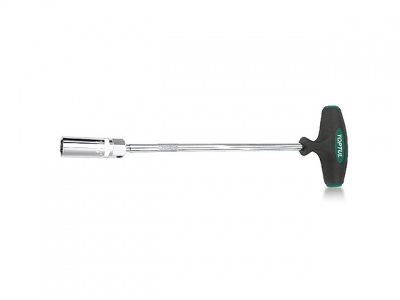 Ключ свечной T-обр. 350мм с магн. шарнирной головкой 16мм TOPTUL