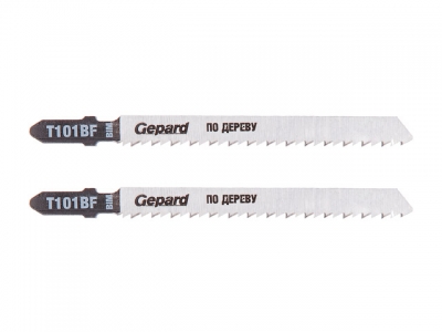 Пилка лобз. по дереву T101BF (2 шт.) GEPARD (по ламинату)