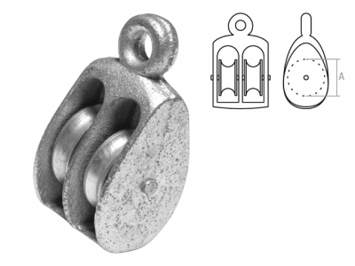 Блок двойной BK-Duplex металл 30 мм STARFIX