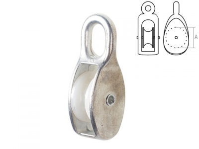 Блок одинарный BK-Simplex-PL нейлон 30 мм STARFIX