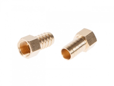 Соединение внутр. резьба 1/2" х елочка 19 мм (латунь) ECO