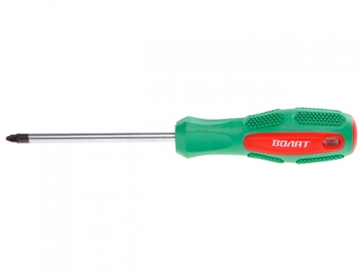 Отвертка "+" №2 100мм PZ ВОЛАТ (двухкомп. рукоятка Anti-Slip)