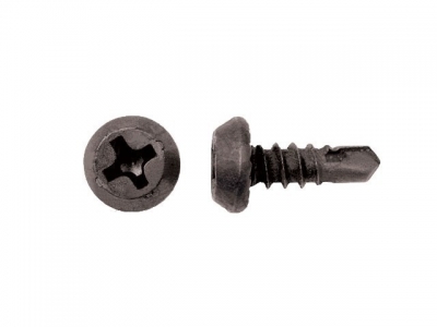 Саморез 3.5х9.5 мм для лист. металла, фосфат, со сверлом (1000 шт в карт. уп.) STARFIX