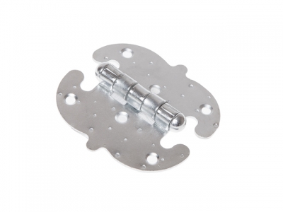 Петля 90 мм фигурная, белый цинк STARFIX