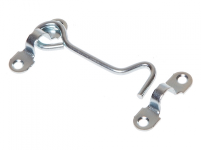 Крючок ветровой 100 мм, белый цинк STARFIX