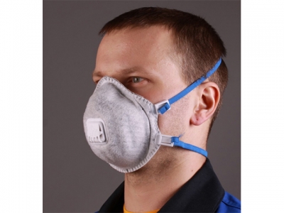 Респиратор РК Юлия-215 формов. с клап. FFP2 (до 12 ПДК) (формованный, FFP2 R D сварочные аэрозоли и сорбции газов органич.происхожд.и озона, с регулир