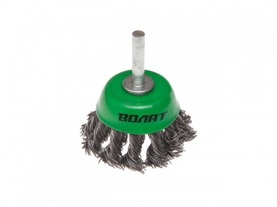 Щетка д/дрели "чашка" косич. 50мм ВОЛАТ (для дрели торцевая крацовка)