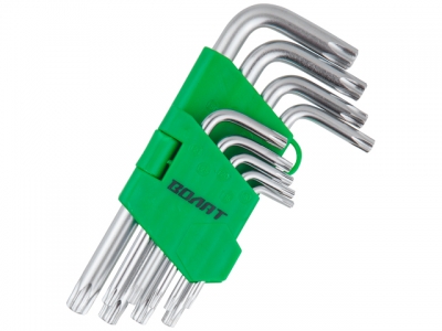 Набор ключей Torx T10-T50 9шт коротких ВОЛАТ