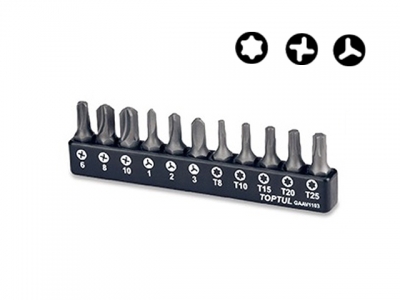 Набор бит 1/4" 11шт. TOPTUL (GAAV1103)
