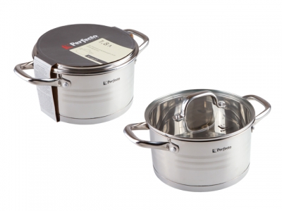 Кастрюля из нерж.стали, 1.8 л, ф 16 x 9, серия MILAGROS (Милагрос), PERFECTO LINEA